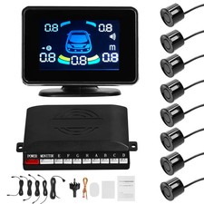 Car Parking Reversing Radars System with 8 Parking Sensor Distance Detection