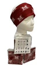 bandeau/buff  headwear M monogram /Miami University (Ohio) ~MULTIFUNCTIONAL-NEW