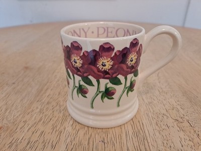Emma Bridgewater Peony Floral Mug, 10 oz.