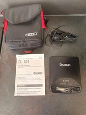 Sony Discman D-121 CD Walkman, 1993, Working Order