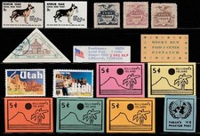 Lot de timbres poste locale