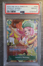 Jewelry Bonney Alternate Art PSA 10 2025 One Piece Prb02-004