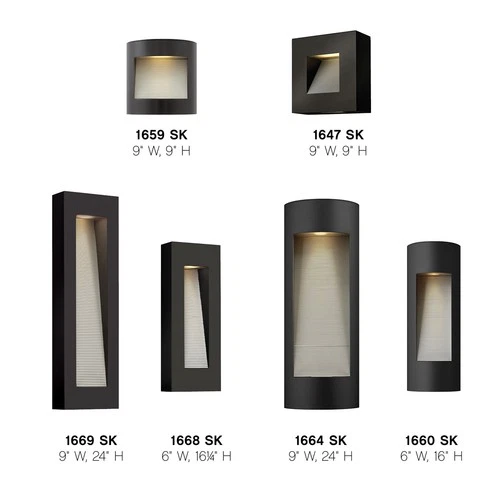 Hinkley Lighting 1668 2 Light Compliant Dark Sky Outdoor Wall - Black - Picture 4 of 8