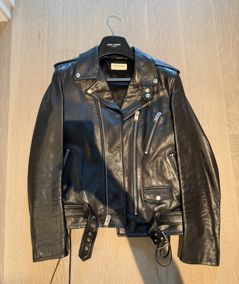 Saint Laurent Motorcycle Jacket Regular Size Coats, Jackets