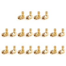 20Pcs SMA Female Jack To SMA Male Plug Right Angle 90 Degree RF Connector