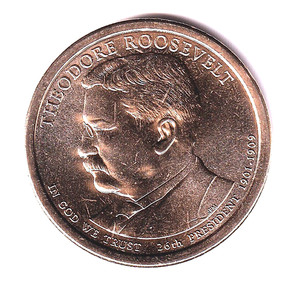 2013 P THEODORE ROOSEVELT Presidential $1 Dollar Coin from Mint Set #1977