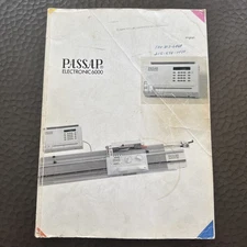 Passap E6000 Electric 6000 Knitting Machine Instruction Manual ENGLISH