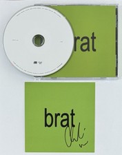 Charli XCX SIGNED BRAT Album Art Card Cover & CD PSA DNA COA Autograph Authentic