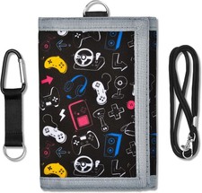Kids Wallet for Boys, Boys Wallets 4-12 Trifold Game Console