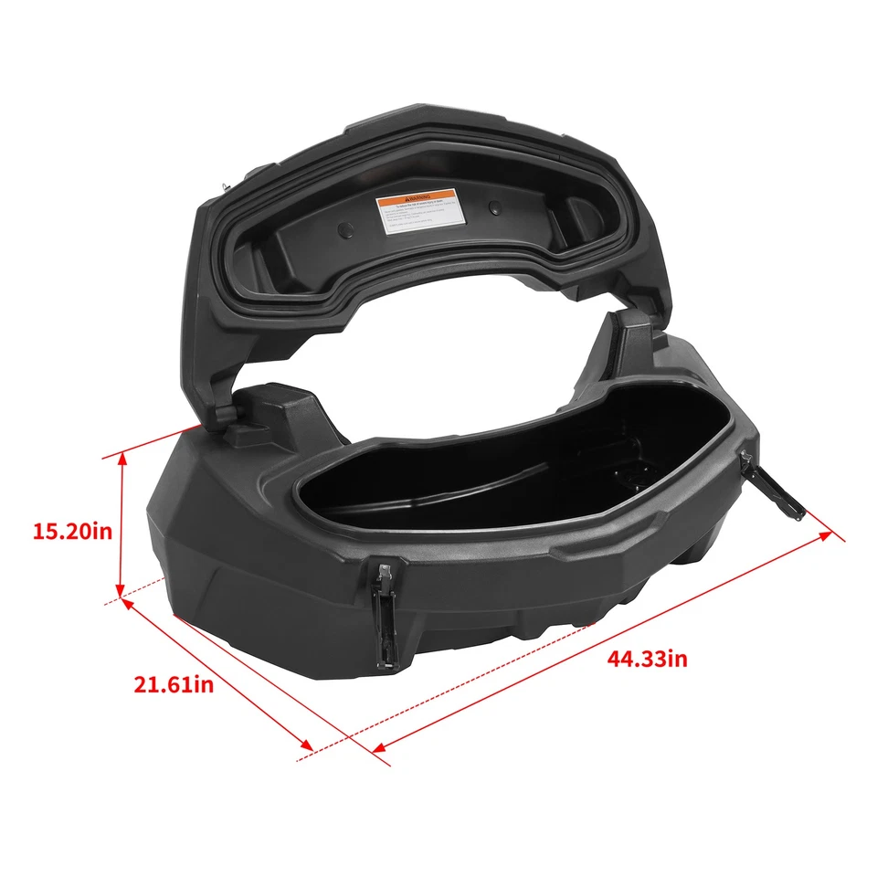 Rear Storage Box Trunk Box For Can Am Maverick X3 Outlander 23Gal 86L #715004923 Foto 2 de 4