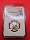 1962 Silver 25C Washington Quarter NGC MS65