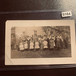Vintage Real Photo Postcard RPPC Black Americana Family Group Portrait