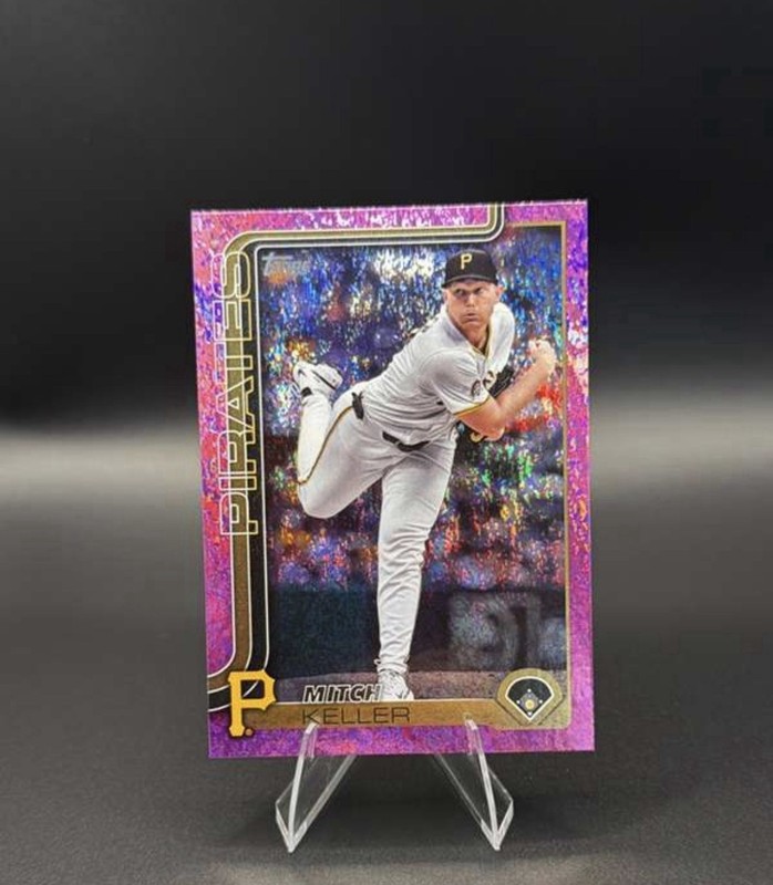 Topps 2025 Series 1 Purple Parallel #108 Mitch Keller Pittsburgh Pirates MLB