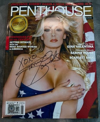 Stormy Daniels Collector's Edition May/June 2018 Penthouse Magazine Mag Beckett