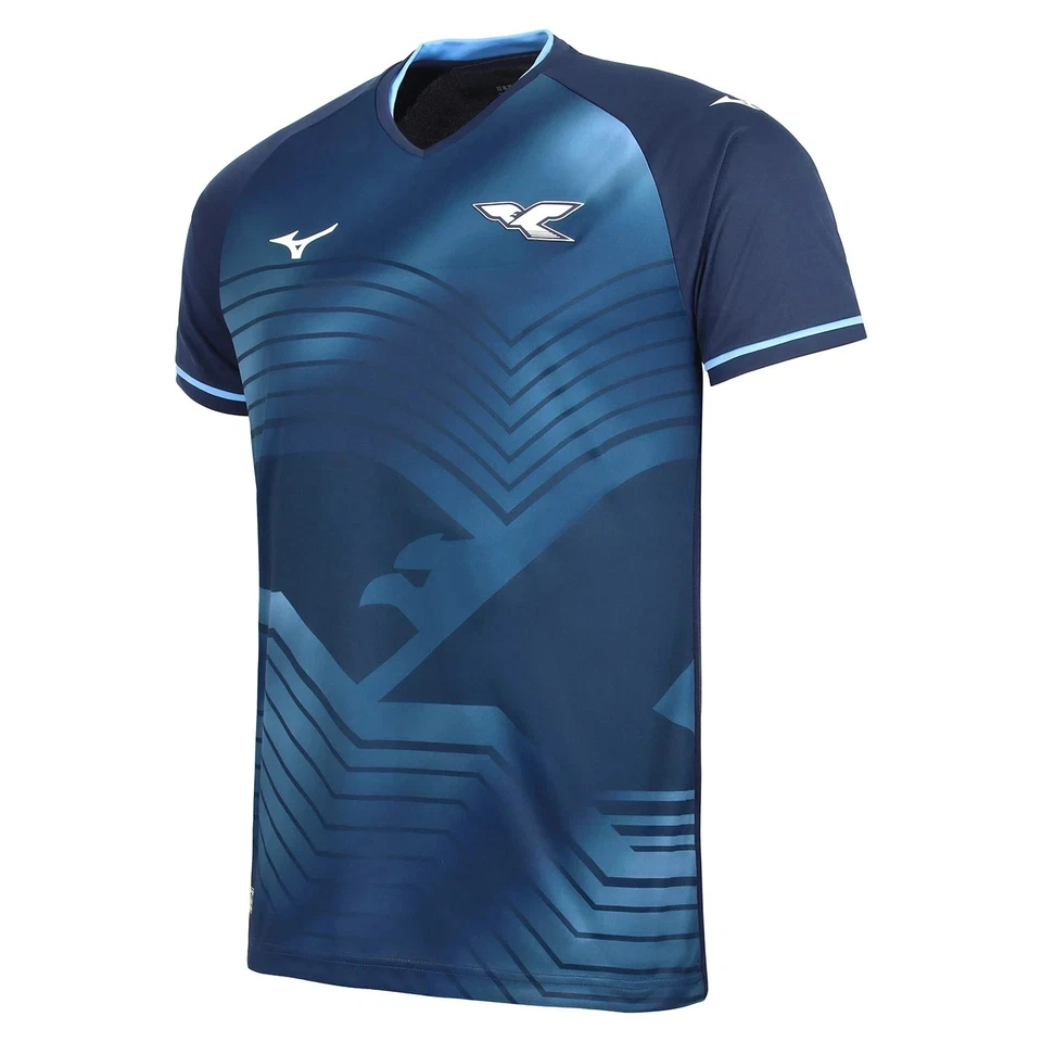 7698 MIZUNO SS LAZIO BAMBINO 3° MAGLIA GARA AWAY JERSEY  2025/2026  P2GACY09 14 - Immagine 2 di 4