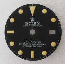 ~ Vintage�Rolex #1675 GMT-MASTER Matte Black Repaired Dial�~