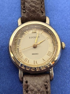 SEIKO 4N21-0360 Womens Wristwatch Lucent Case 23mm Battery Replaced Today