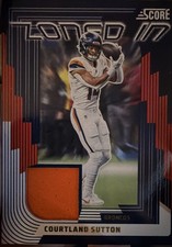 2025 Score - Zoned in Courtland Sutton #ZON-CSN Jerseys (MEM)