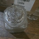 Clear Glass Square 2 qt Canister Jar w/ Starburst Lid, 1 Count, 7 in Tall — photo 2