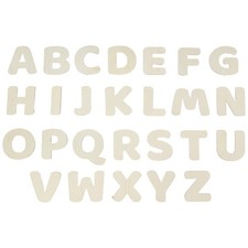 140 Pieces Wooden Letters 5 Inch Crafts Unfinished Wooden Letters Small Wood ...