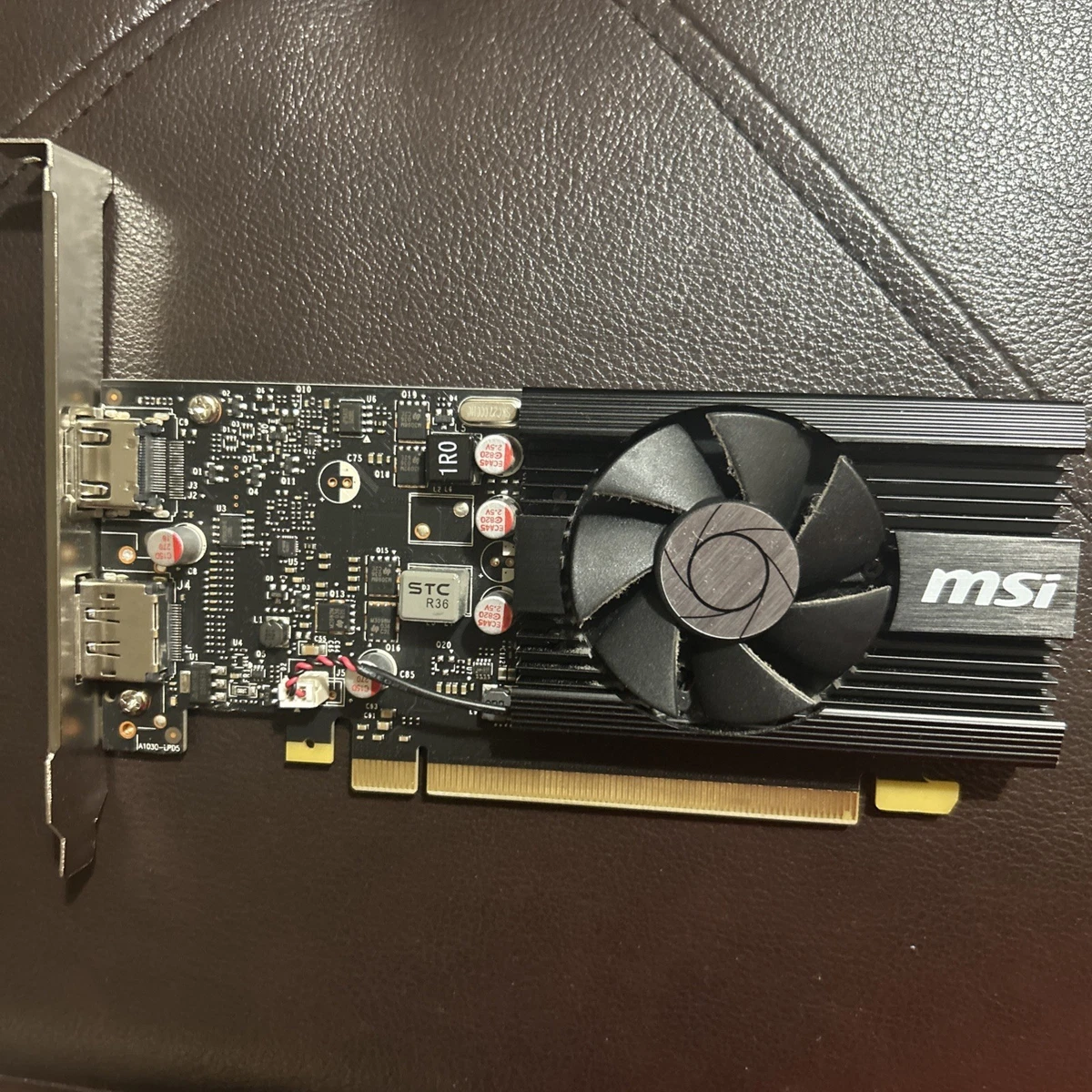 MSI NVIDIA GeForce GT 1030 2 GB Memory Computer Graphics Cards for