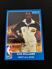 GUS WILLIAMS   1983 STAR ALL STAR GAME #25 NRMT BASKETBALL CARD