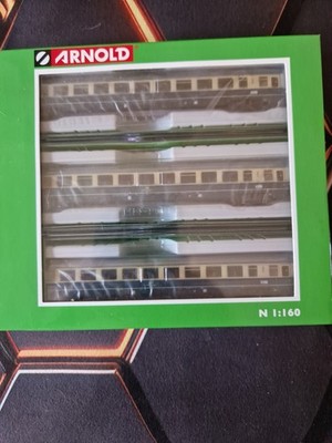 Arnold Spur N HN4201 Personenwagen-Set der DB Ep. IV 3-teilig in OVP