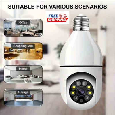 E27 3MP WiFi Bulb Camera 1080P Indoor Security Cam AI Tracking GEMODI E27