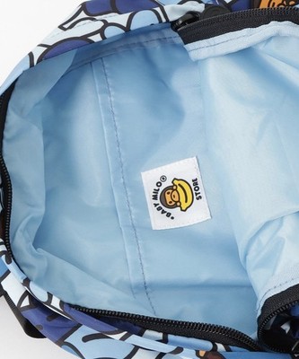 Authentic a bathing ape bape baby milo mini back pack #1 blue new