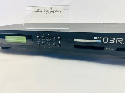 KORG 03R/W 音源モジュール【動作品】1Uラック（説明書付） KORG 03R/W 1U Rack Sound Module Synthesizer Working Tested New