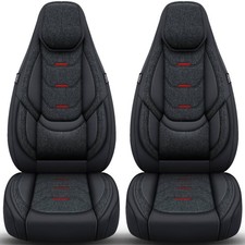 Schonbezüge Sitzbezüge für Mercedes EQS V297 Bj ab 2021 in Schwarz/Anthrazit H4