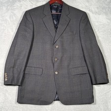 Jack Victor Blazer Mens 42R Wool Plaid Suit Jacket Sport Coat Montreal Checked