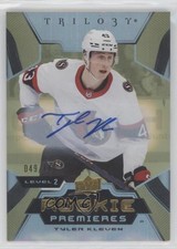 2023 Upper Deck Trilogy Uncommon Rookies Gold 49/149 Tyler Kleven #196 Auto 1o6z