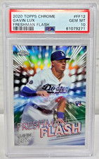 2020 Topps Chrome Refractor GAVIN LUX Rookie Card PSA 10 Gem Mint. rookie card picture