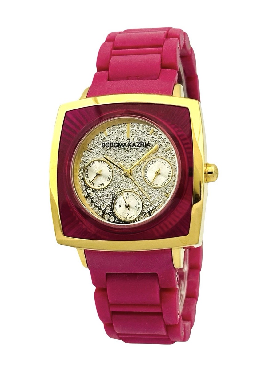 BCBG Max Azria Muse Watch Great Modern Stainless Steel Mens Heavy BCBG Maxazria Wrist  main image 3