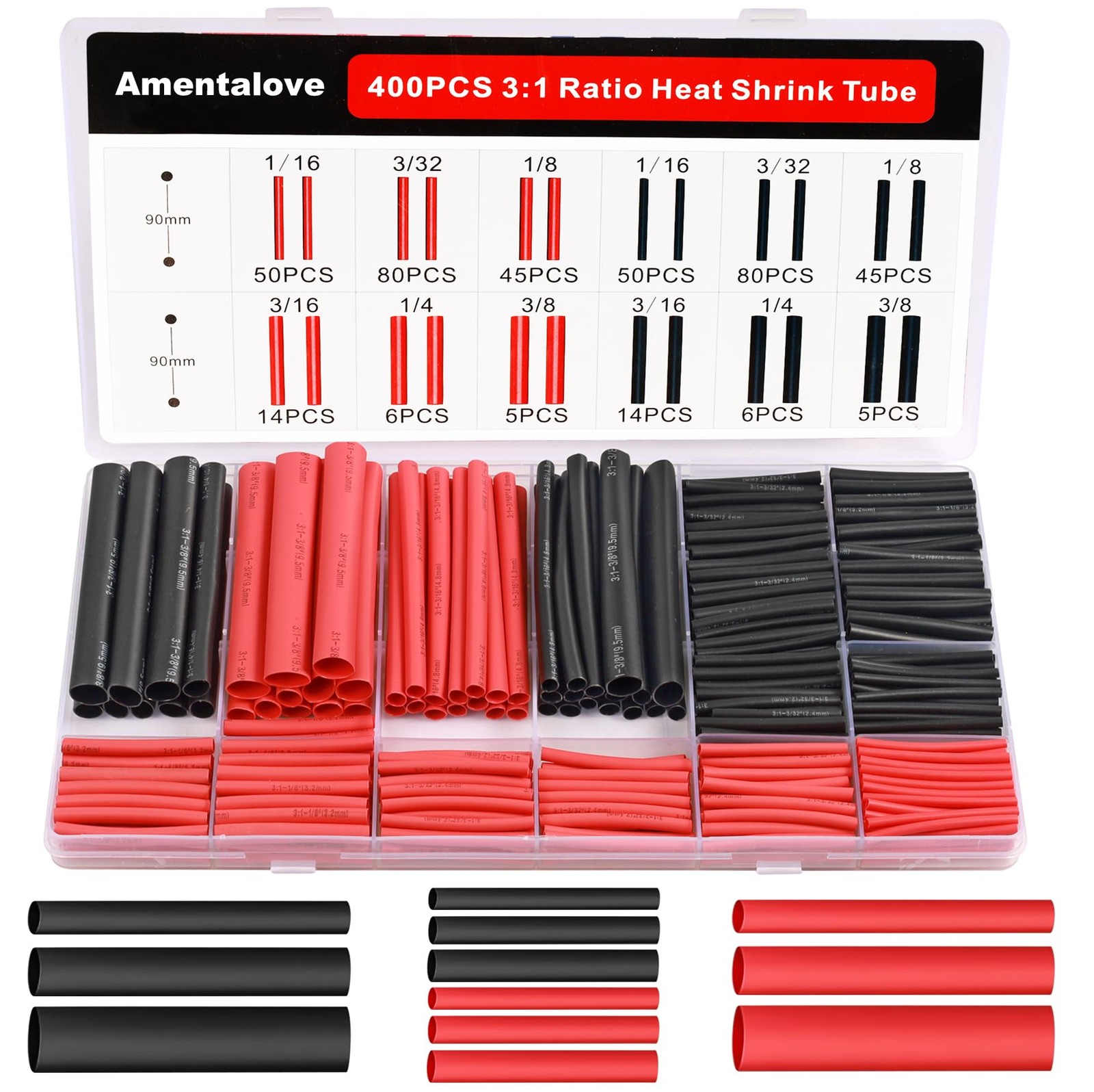 Gaine Thermorétractable Étanche 45-90mm Tube Thermo Rétractable