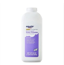 Equate Pure Cornstarch Baby Powder Hypoallergenic Lavender Chamomile 22 oz