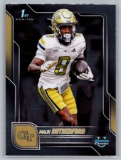 2025 Bowman Chrome University Football #23 Malik Rutherford, Georgia Tech