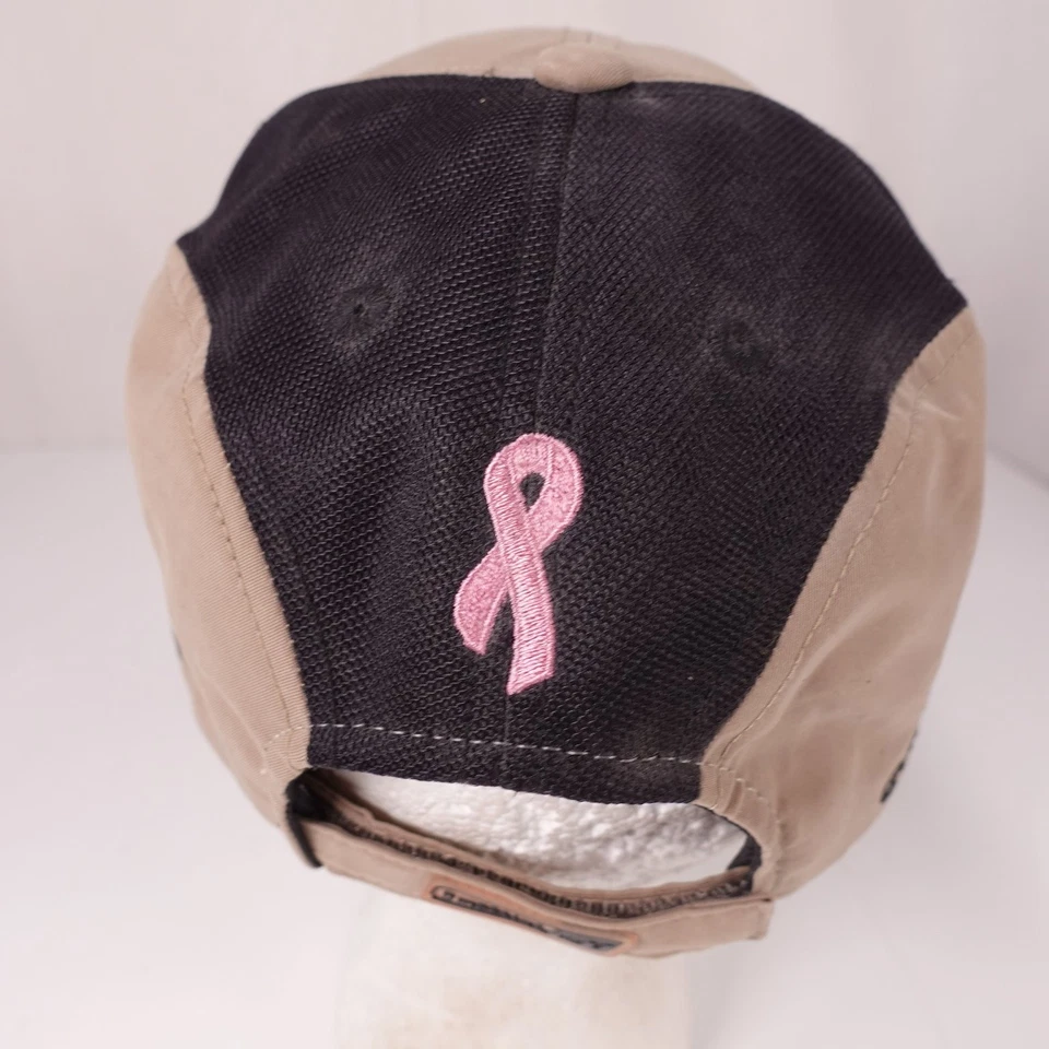 John Wayne Cancer Institute Hat Imperial Men Adjustable Tan Black Pink Ribbon - Image 4 of 4