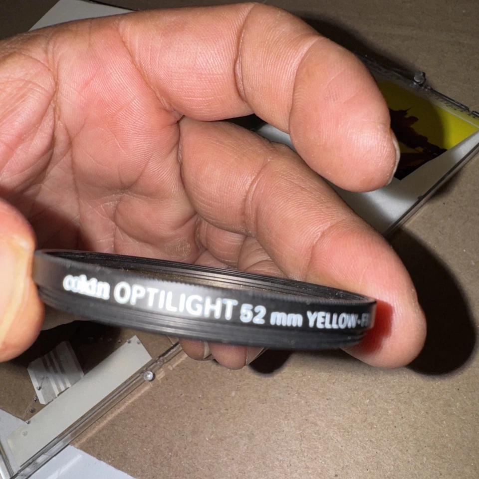 CANON  52mm  SKY 1-A  filter  skylight  & Cokin Optilight Yellow 52mm - Read! - Image 4 of 4