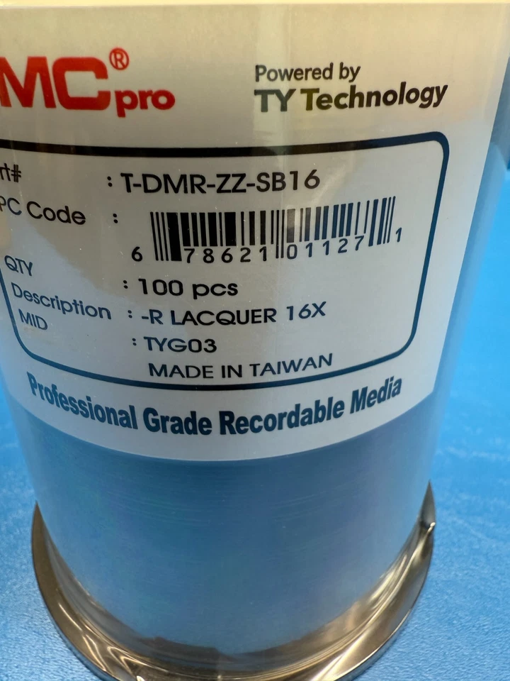 CMC Pro T-DMR-ZZ-SB16 100-Count Professional Grade Recordable Media Discs - Image 3 of 3