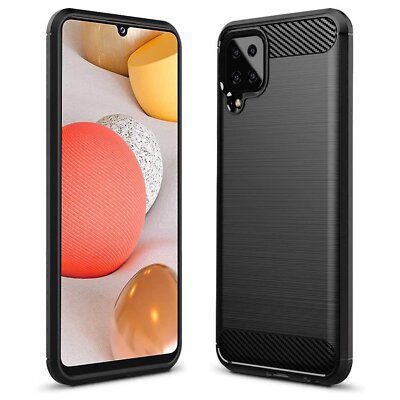 Schutzhülle für Samsung Galaxy A42 5G  Case Carbon Outdoor Handy Tasche Cover
