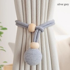 1X Cotton Curtain Clip Buckle Holder Tieback Adjustable Tie Back Accessories