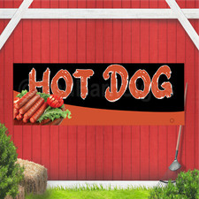 Hot Dog Indoor Outdoor Vinyl Banner Design