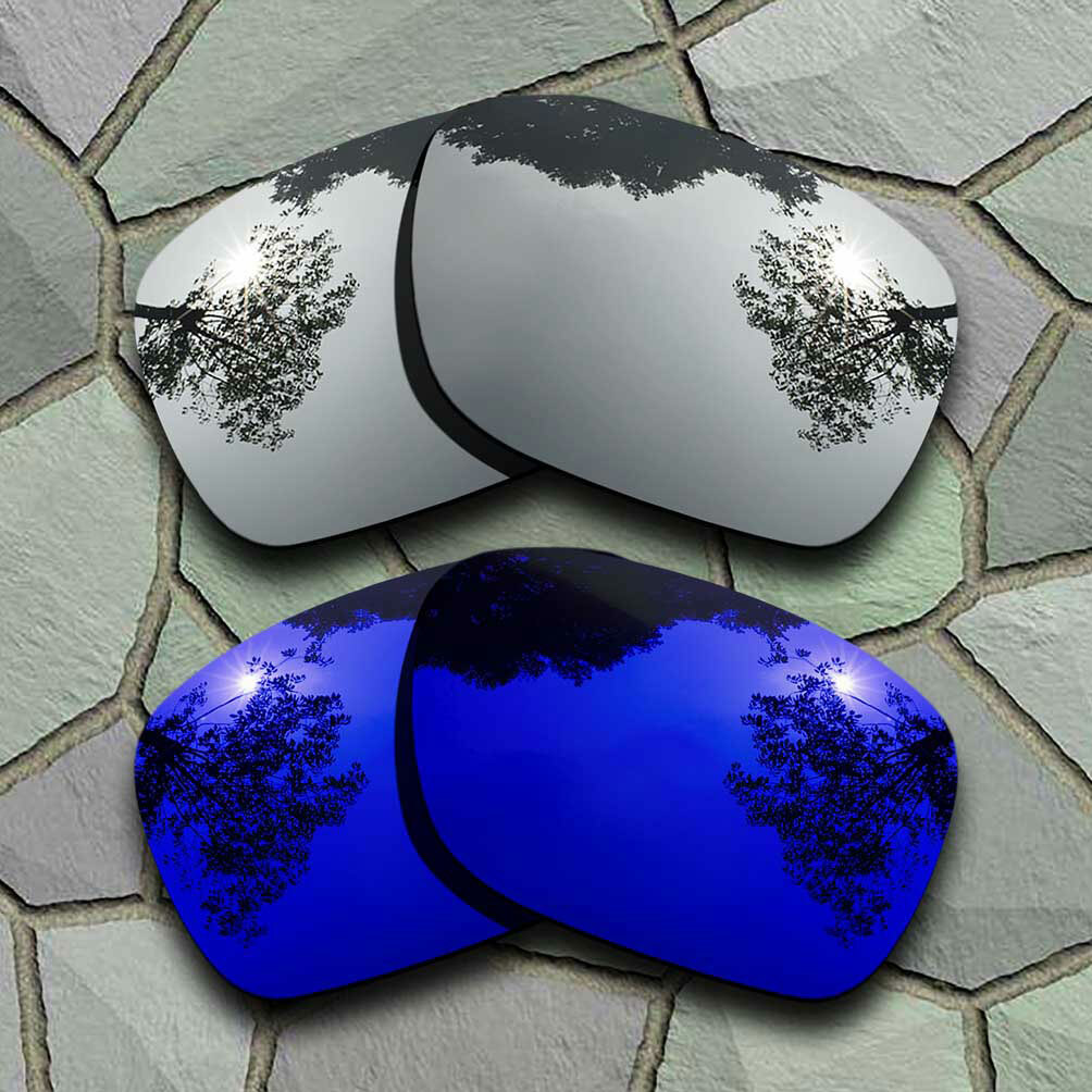 US Silver&Violet Blue Polarized Lenses Replacement For-Oakley