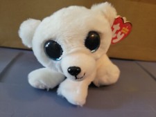 Ty Beanie Baby 6" ARI White Polar Bear Stuffed Animal Plush Toy