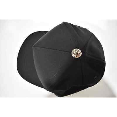 Chrome Hearts CH Logo Trucker Black Yellow Baseball Cap Chrome Hearts CH Logo Trucker Black Yellow Baseball Cap