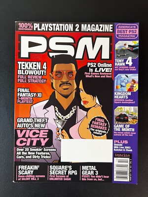PlayStation Magazine - October 2002 Issue #63 w/ Grand Theft Auto Vice City