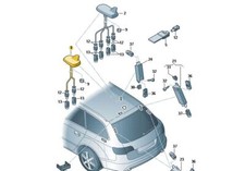 Dachantenne Antenne Dach Audi A4 8K9035503E GRU