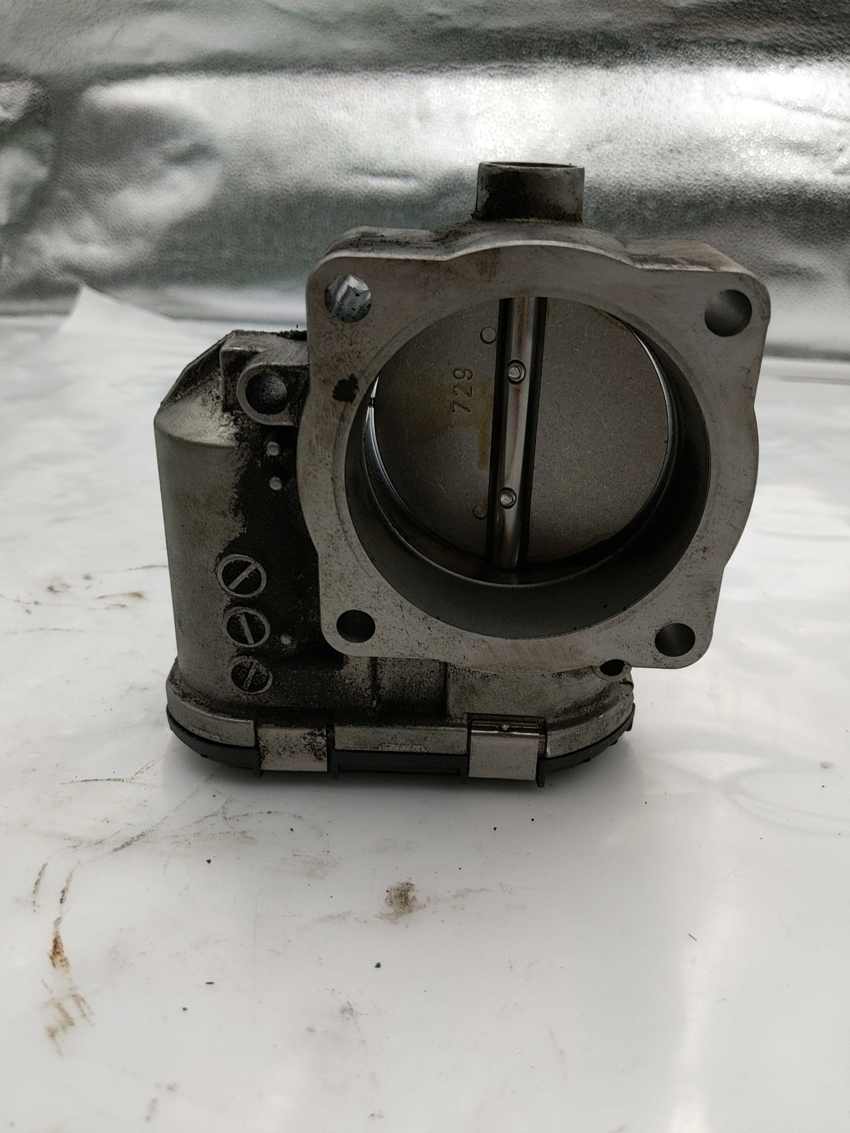 2005 BENTLEY CONTINENTAL GT 6.0L ENGINE INTAKE THROTTLE BODY OEM 07C133062C